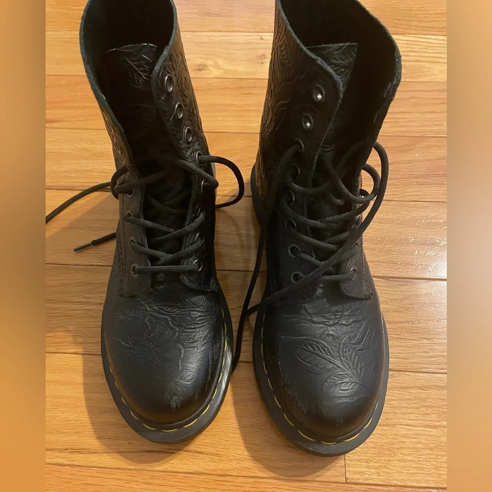 Dr. Marten 1460 PASCAL FLORAL EMBOSS - Picture 7 of 9
